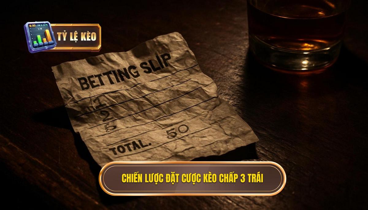 Chiến Lược Đặc Thù Khi Đặt Cược Kèo Chấp 3 Trái